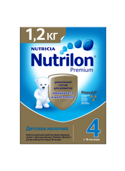 Детское молочко Nutrilon Premium 4, 1200г
