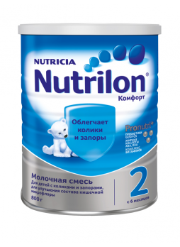 Молочная смесь Nutrilon Комфорт 2, 800г