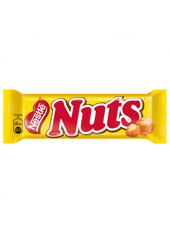 Шоколадный батончик NESTLE Nuts Ореховый тюнинг, 50 г оптом