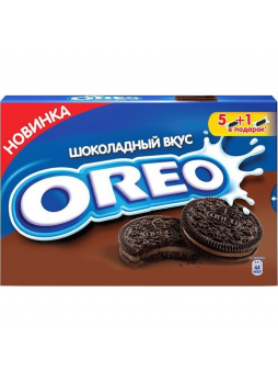 Печенье OREO с какао и начинкой с вкусом шоколада, 228г