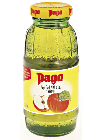 Сок PAGO яблоко стекло, 0.2л оптом