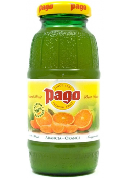 Сок PAGO апельсин стекло, 0.2л