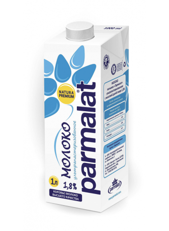 Parmalat Молоко ультрапастеризованное 1,8%, 1л