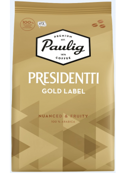 Кофе Paulig Presidentti Gold Label в зернах 1кг