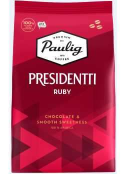 Кофе Paulig Presidentti Ruby в зернах 1кг