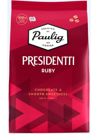 Кофе Paulig Presidentti Ruby в зернах 1кг оптом