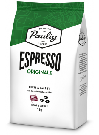 Кофе в зернах Paulig Espresso Originale 1 кг оптом