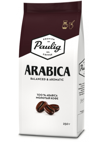 Paulig Кофе молотый Arabica 250г оптом