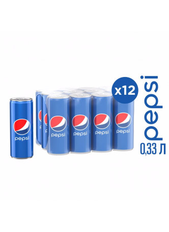 Напиток газированный PEPSI ж/б, 0,33л