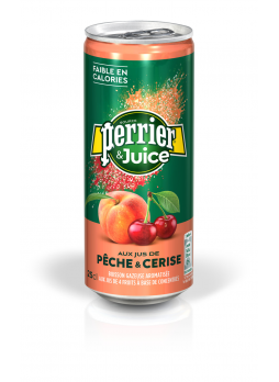 Напиток PERRIER Peach AND Cherry, 0,25 л
