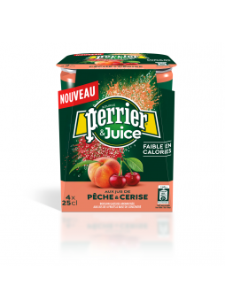 Напиток PERRIER Peach AND Cherry, 0,25 л
