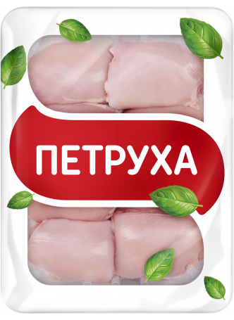 Филе бедра цыпленка-бройлера охлажденное в лотке ПЕТРУХА, 750 г оптом