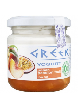 Йогурт ПОЛЕЗНЫЕ ПРОДУКТЫ Греческий персик-маракуйя 0,5%, 165 г