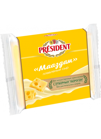Сыр PRESIDENT Мастер бутербродов Мааздам, 150 г оптом