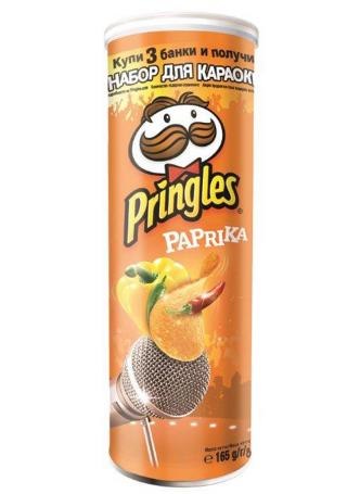 Pringles Чипсы картофельные Паприка, 165г оптом
