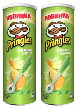 Pringles Чипсы картофельные Весенний лук 165г