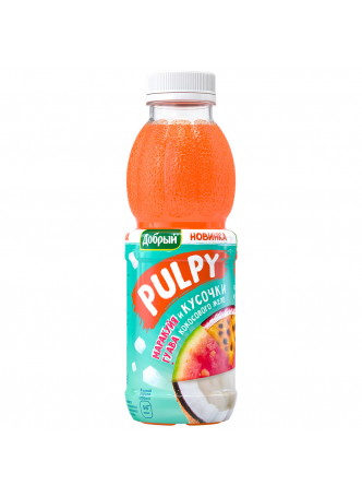 Напиток ДОБРЫЙ Pulpy кокос безалкогольный негазированный, 0,45л оптом