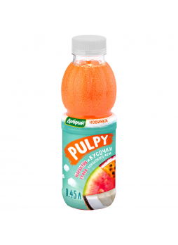 Напиток ДОБРЫЙ Pulpy кокос безалкогольный негазированный, 0,45л