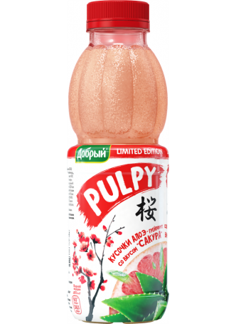 Напиток сокосодержащий Pulpy Sakura 0,45л оптом