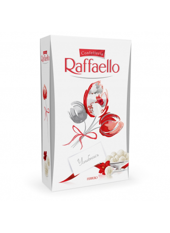 Конфеты Raffaello с цельным миндальным орехом в кокосовой обсыпке, 70г оптом