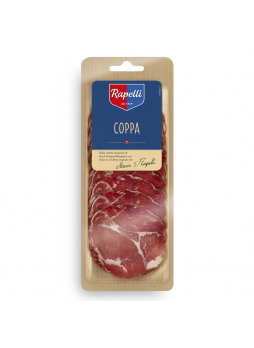 Шейка свиная Rapelli Coppa сыровяленая нарезка, 65 г