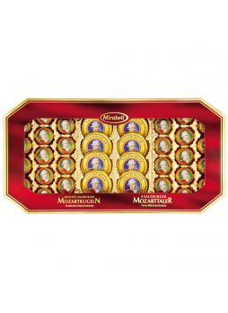 Mirabell Конфеты шоколадные с марципаном Моцарт 600г