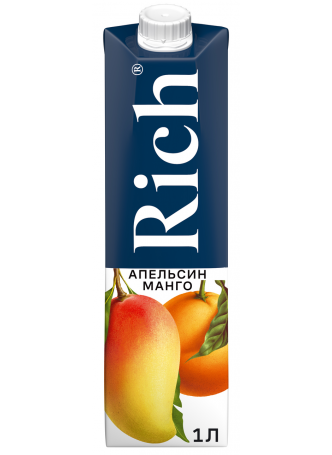Нектар Rich Апельсин-Манго 1л оптом