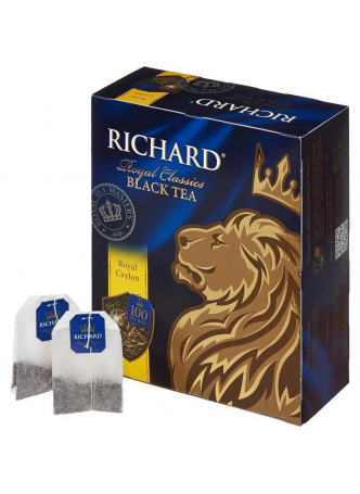 Чай Richard Royl Ceylon черный байховый, 100*2г оптом