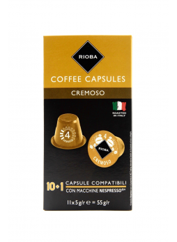 RIOBA Капсулы для кофемашин Cremoso, 11x5г