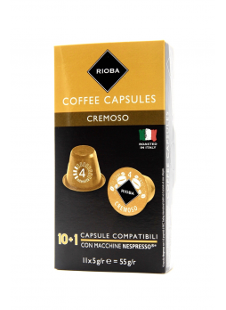 RIOBA Капсулы для кофемашин Cremoso, 11x5г