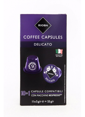RIOBA Капсулы для кофемашин Delicato, 10x5г