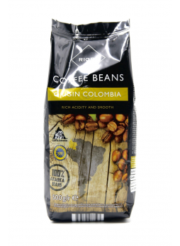 RIOBA Кофе в зернах натуральный жареный Origin Colombia 100% Arabica 500г