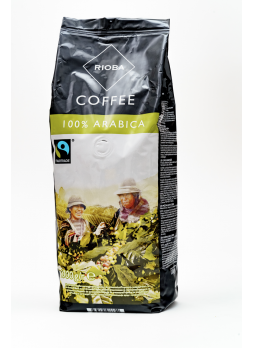 RIOBA Кофе в зернах натуральный жареный 100% Arabica, 1кг