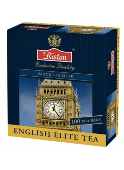 RISTON Чай черный с ароматом бергамота English Elite Tea 100 пак.