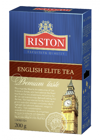 RISTON Чай черный и зеленый листовой English Elite Tea 200г оптом