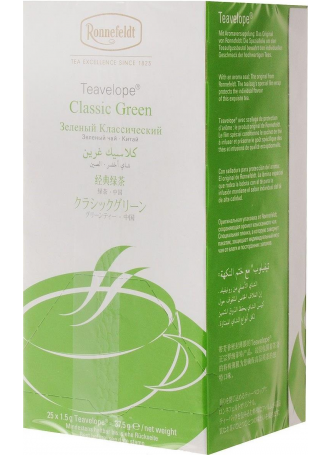Чай RONNEFELDT Зеленый, 25 пак х 1,5 г оптом