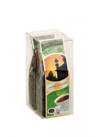 Чай ГРЕЗЫ СУЛТАНА ароматизированный зеленый, 100г оптом
