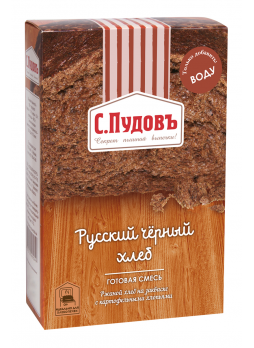 Хлебная смесь С. ПУДОВЪ Русский черный хлеб, 500 г