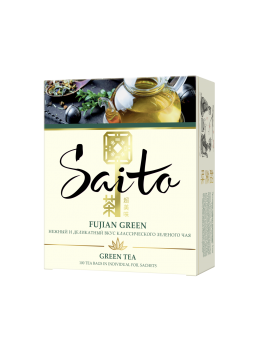 Чай зеленый SAITO Fujian Green, 100x1,8г