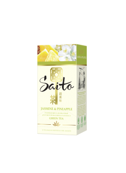 Чай зеленый SAITO ананас-жасмин, 25x1,3г