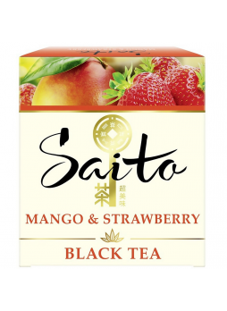 Чай черный SAITO клубника-манго, 100x1,5г