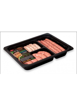 Ассорти из колбасок свино-говяжьих ГРИЛЬ МАНИЯ в газонаполненной вакуумной упаковке, 1,2 кг
