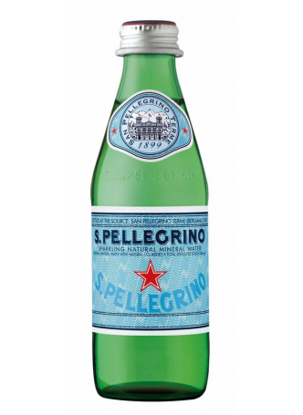 Вода минеральная San pellegrino питьевая газированная 0,25л оптом