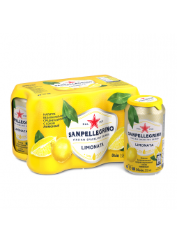 Напиток SAN PELLEGRINO лимон безалкогольный газированный сокосодержащий, 0,33л