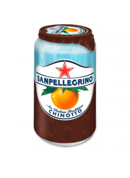 Напиток безалкогольный Sanpellegrino Chinotto среднегазированный с экстрактом померанца, 0,33л