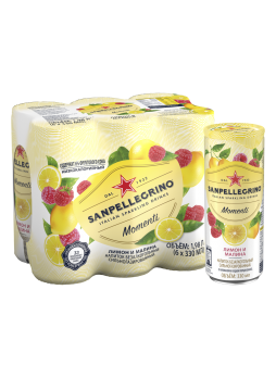 Напиток газированный Sanpellegrino momenti лимон и малина, 0,33л
