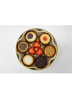 Santa Bakery Набор: печенье сдобное и шоколадные конфеты 500г