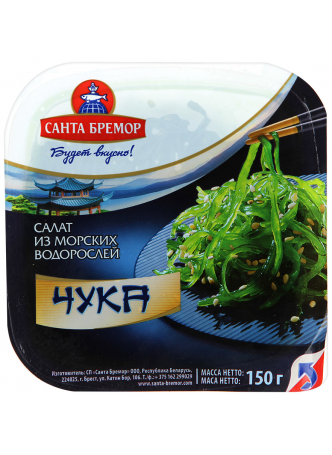 Салат из морских водорослей Чука САНТА БРЕМОР, 150г оптом