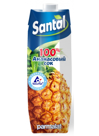 Сок SANTAL ананасовый, 1л оптом