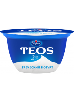 Йогурт греческий САВУШКИН ПРОДУКТ натуральный 2%, 140г БЗМЖ